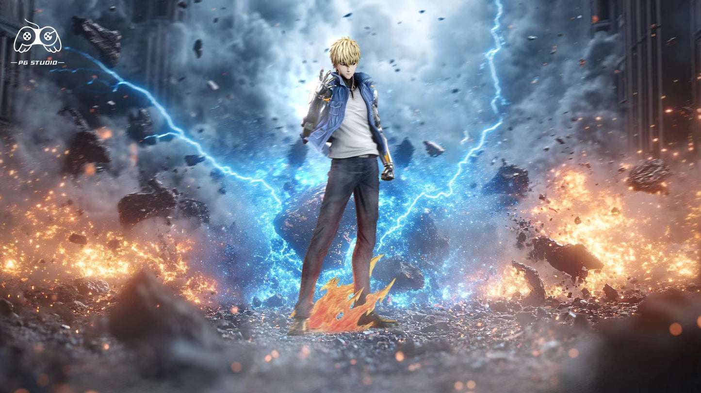 Dim Gray Estatuilla One-Punch Man | Saitama x Genos | PG Studio | Tienda Anime Online Costa Rica | Tico Ofertas