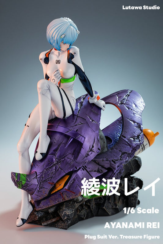 Dim Gray Estatuilla Neon Genesis Evangelion | Rei Ayanami Battle Suit | Lutawa Studio | Tico Ofertas