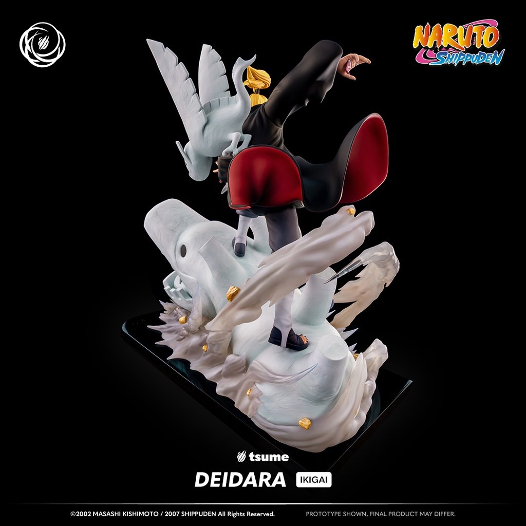 Dark Gray Estatuilla  Naruto Shippuden | Deidara - Ikigai 1/6 | Tsume Studio (Licenciado) | Tico Ofertas