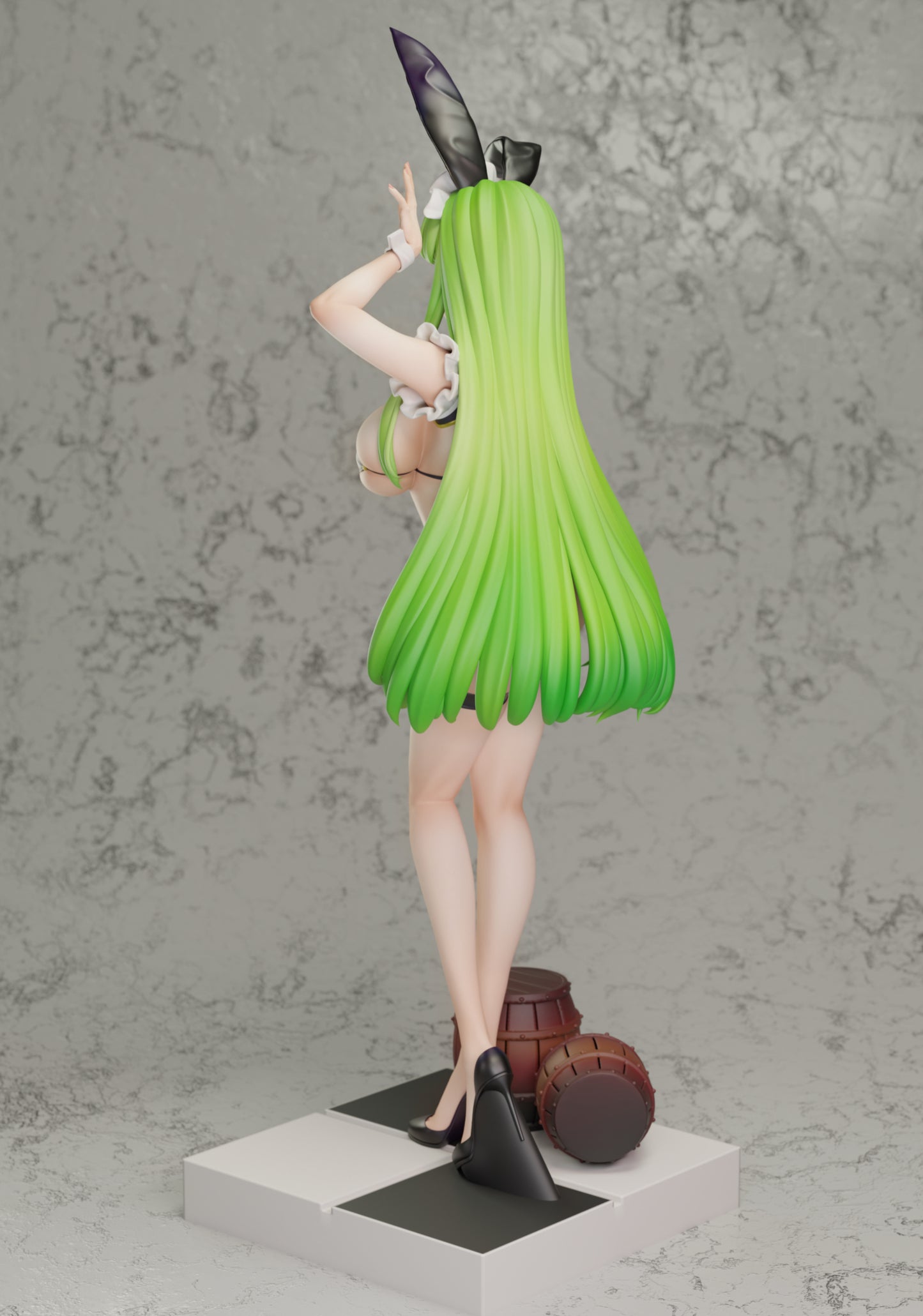 Dark Gray Estatuilla Code Geass | Tavern Bunny Girl C.C. | Green Tea Studio | Tico Ofertas
