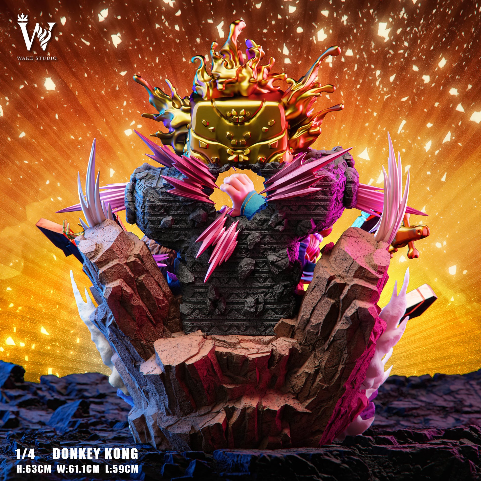Sandy Brown Estatuilla Donkey Kong | Donkey Kong Bananza | Wake Studio | Tienda Anime | Tico Ofertas