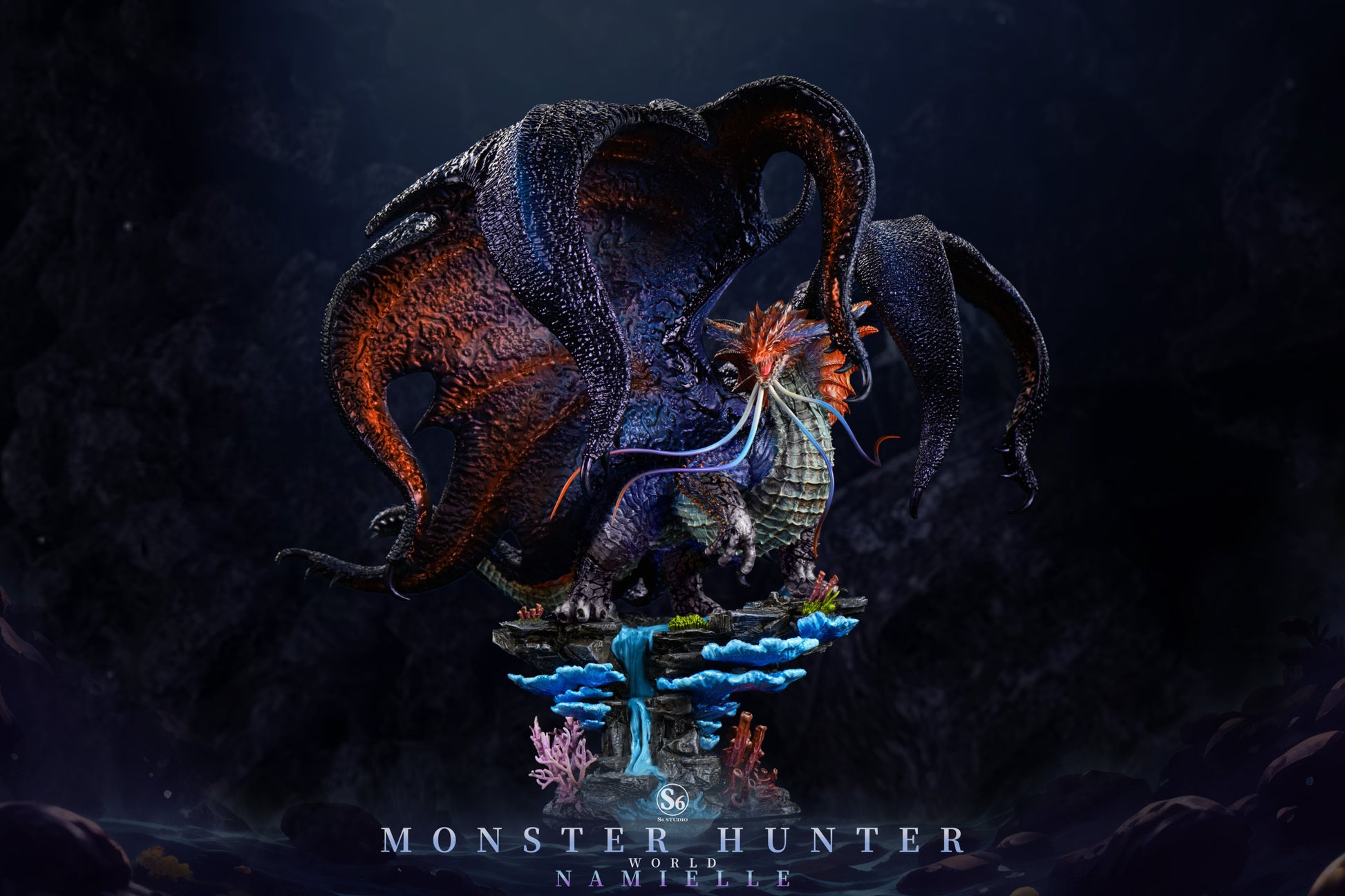 Black Estatuilla Monster Hunter | Namielle | S6 Studio | Tienda Anime| Tico Ofertas