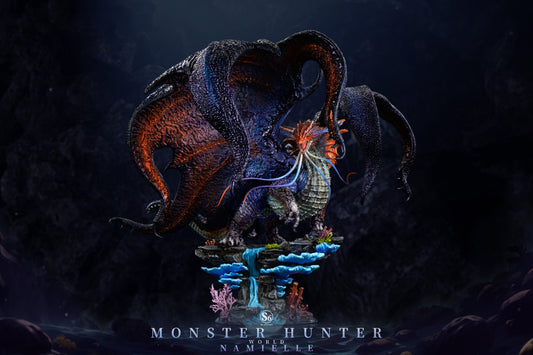 Black Estatuilla Monster Hunter | Namielle | S6 Studio | Tienda Anime| Tico Ofertas