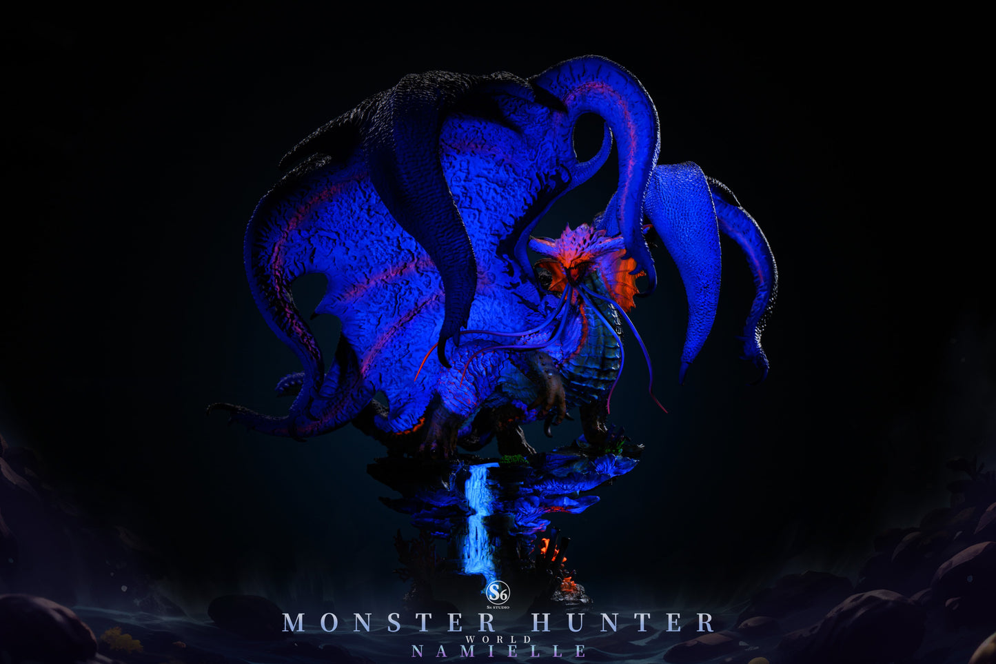 Black Estatuilla Monster Hunter | Namielle | S6 Studio | Tienda Anime| Tico Ofertas
