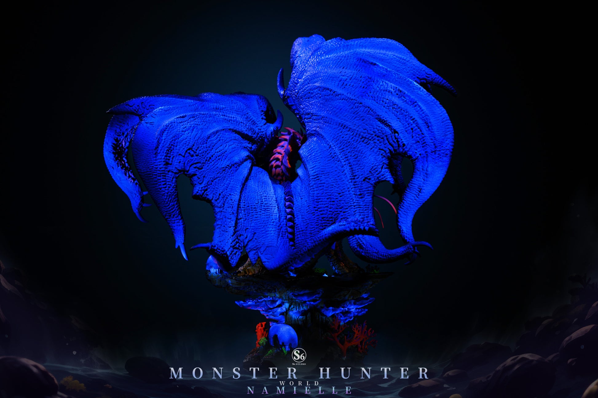 Medium Blue Estatuilla Monster Hunter | Namielle | S6 Studio | Tienda Anime| Tico Ofertas