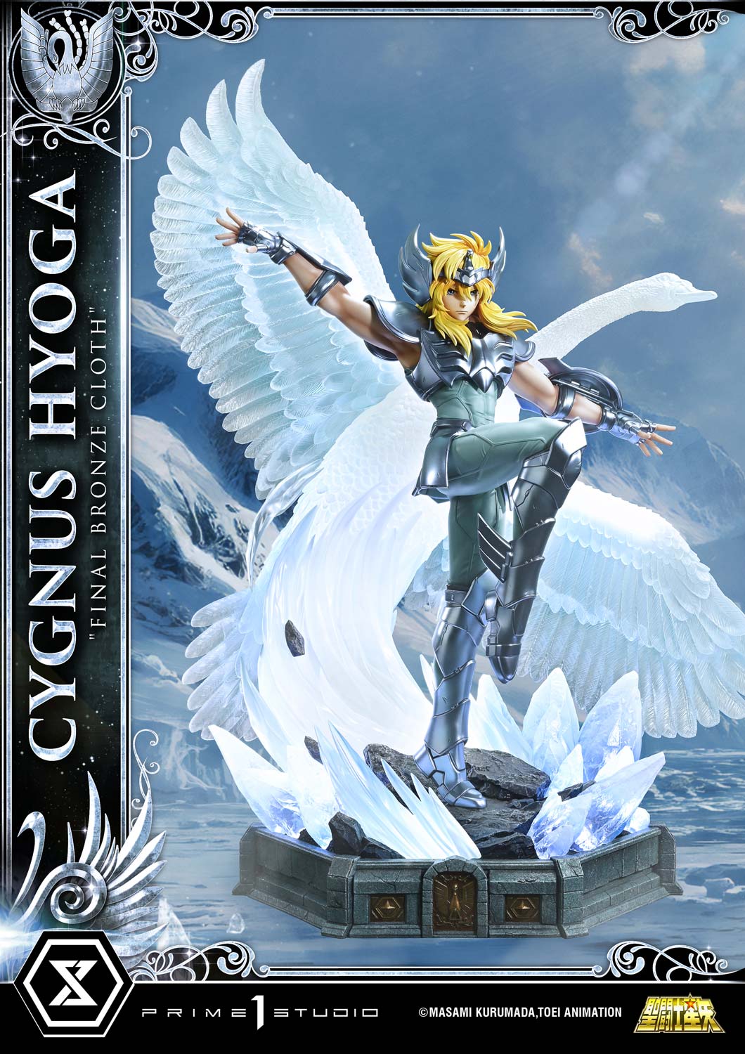 Light Slate Gray Estatuilla  Saint Seiya | Hyoga “Final Bronze Cloth” | Prime 1 Studio | Escala 1/4 | Tico Ofertas