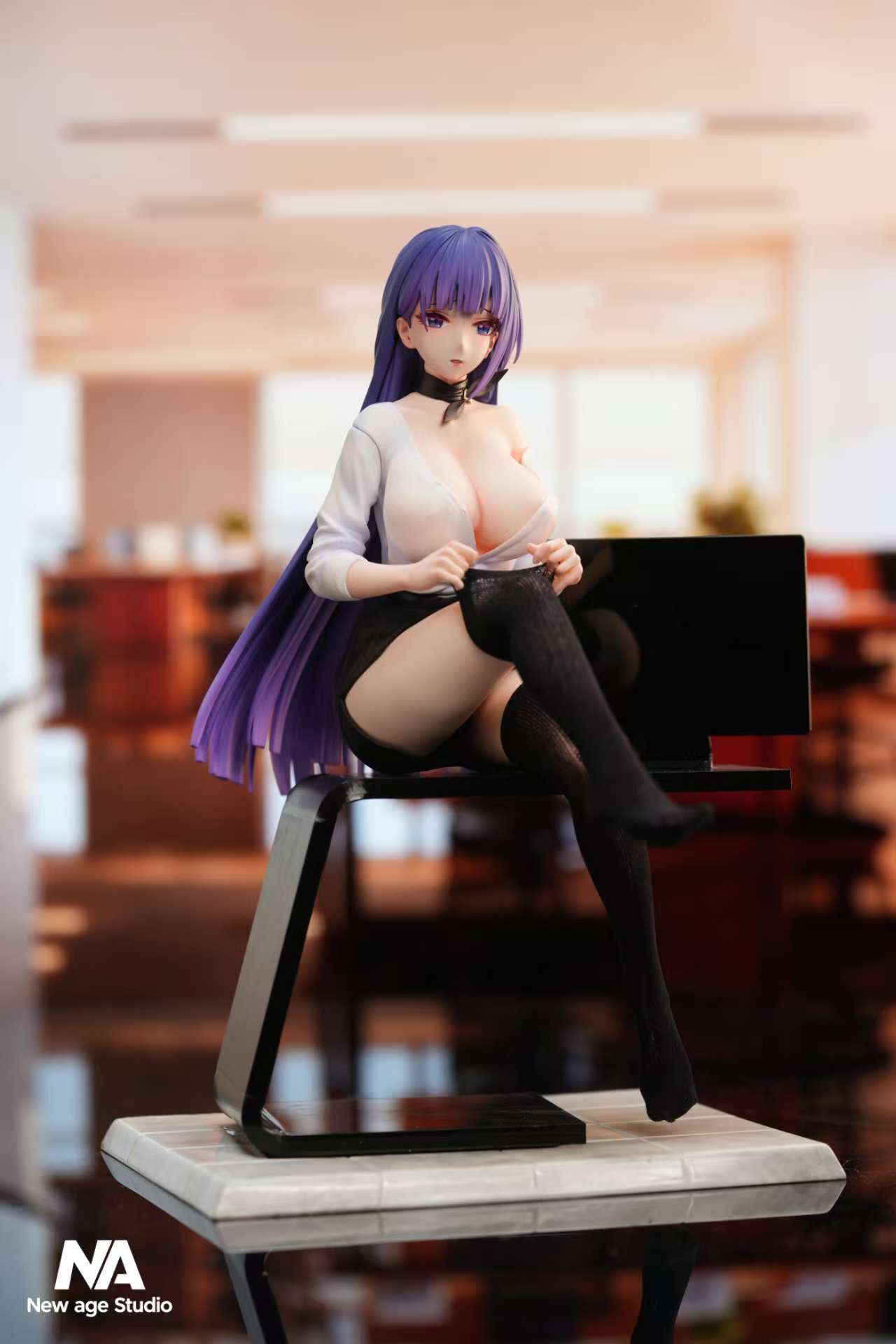 Black Estatuilla Honkai Impact | Raiden Mei | New Age Studio | Tico Ofertas