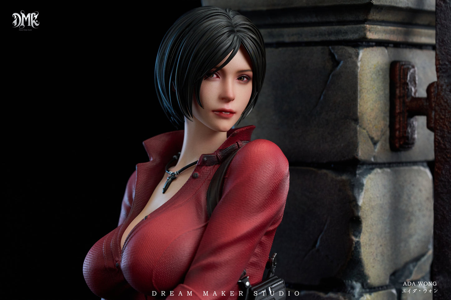 Black Estatuilla Resident Evil | Ada Wong 1/4 Statue | Dream Maker Studio | Tico Ofertas