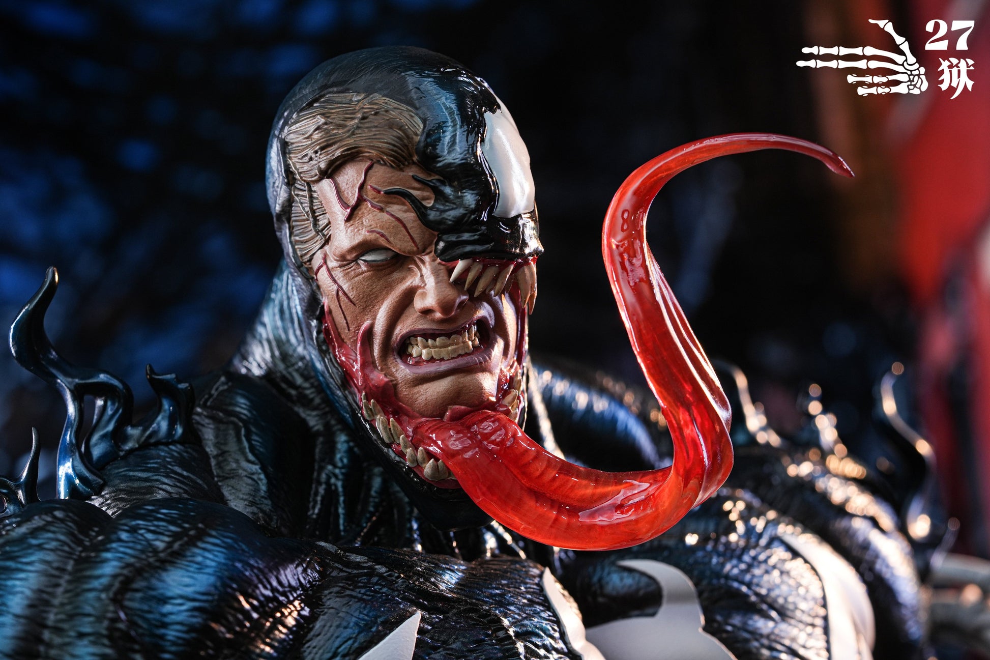 Rosy Brown Estatuilla Marvel | Venom Bust | 27abyss Studio | Tico Ofertas