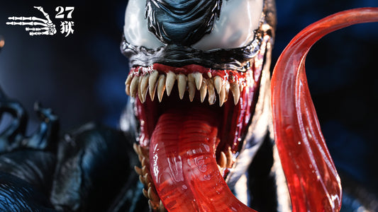Rosy Brown Estatuilla Marvel | Venom Bust | 27abyss Studio | Tico Ofertas
