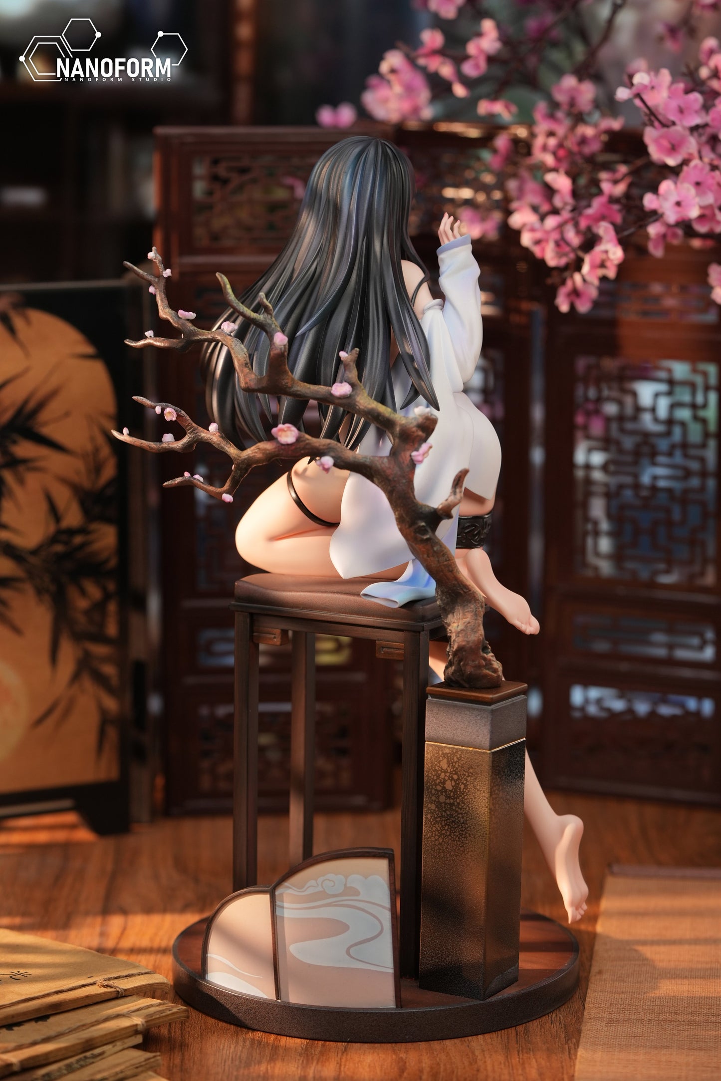 Dark Slate Gray Estatuilla Naruto | Hinata Hyuga | Nanoform Studio x Hookoo Studio | Tienda Anime Salvador | Tico Ofertas