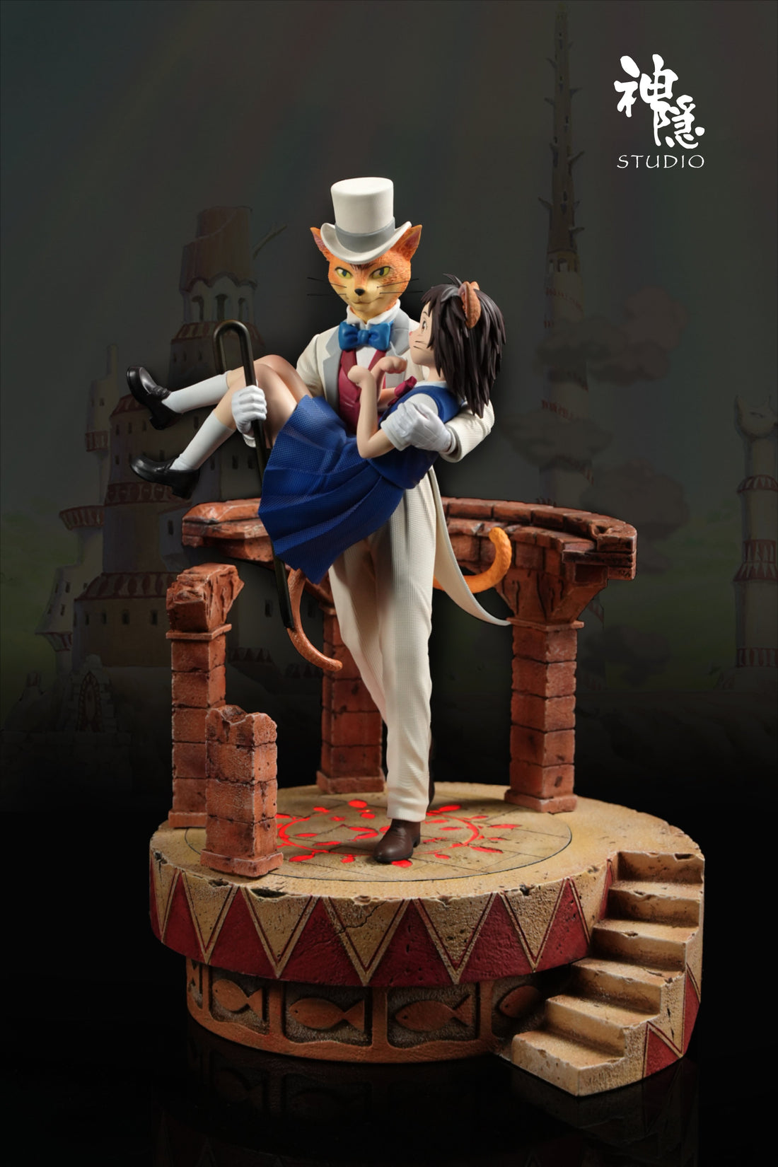 Estatuilla The Cat Returns | Humbert von Gikkingen | Shen Yin Studio | The Oath on the Brick Tower | Tico Ofertas