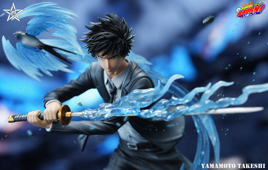 Dark Slate Gray Estatuilla Katekyo Hitman Reborn | Yamamoto Takeshi | Vongola Rain Guardian | Craftsman Studio | Tico Ofertas