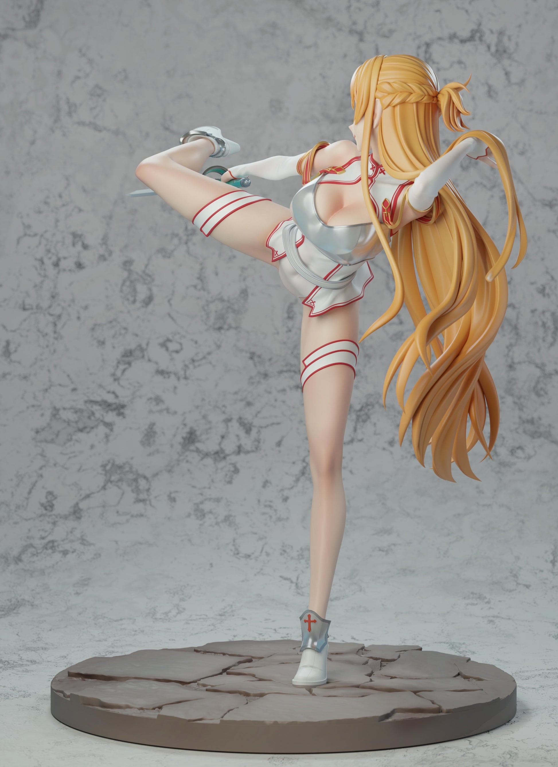 Light Slate Gray Estatuilla Sword Art Online | Yuuki Asuna | Beast Studio | Tico Ofertas