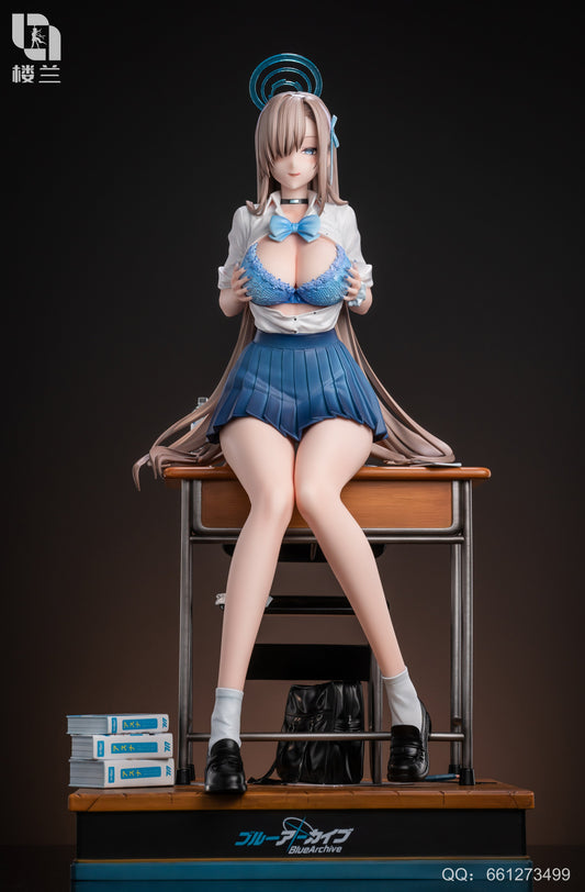 Black Estatuilla Blue Archive | Office Secretary Asuna 1/4 GK Statue | Lou Lan Studio | Tico Ofertas