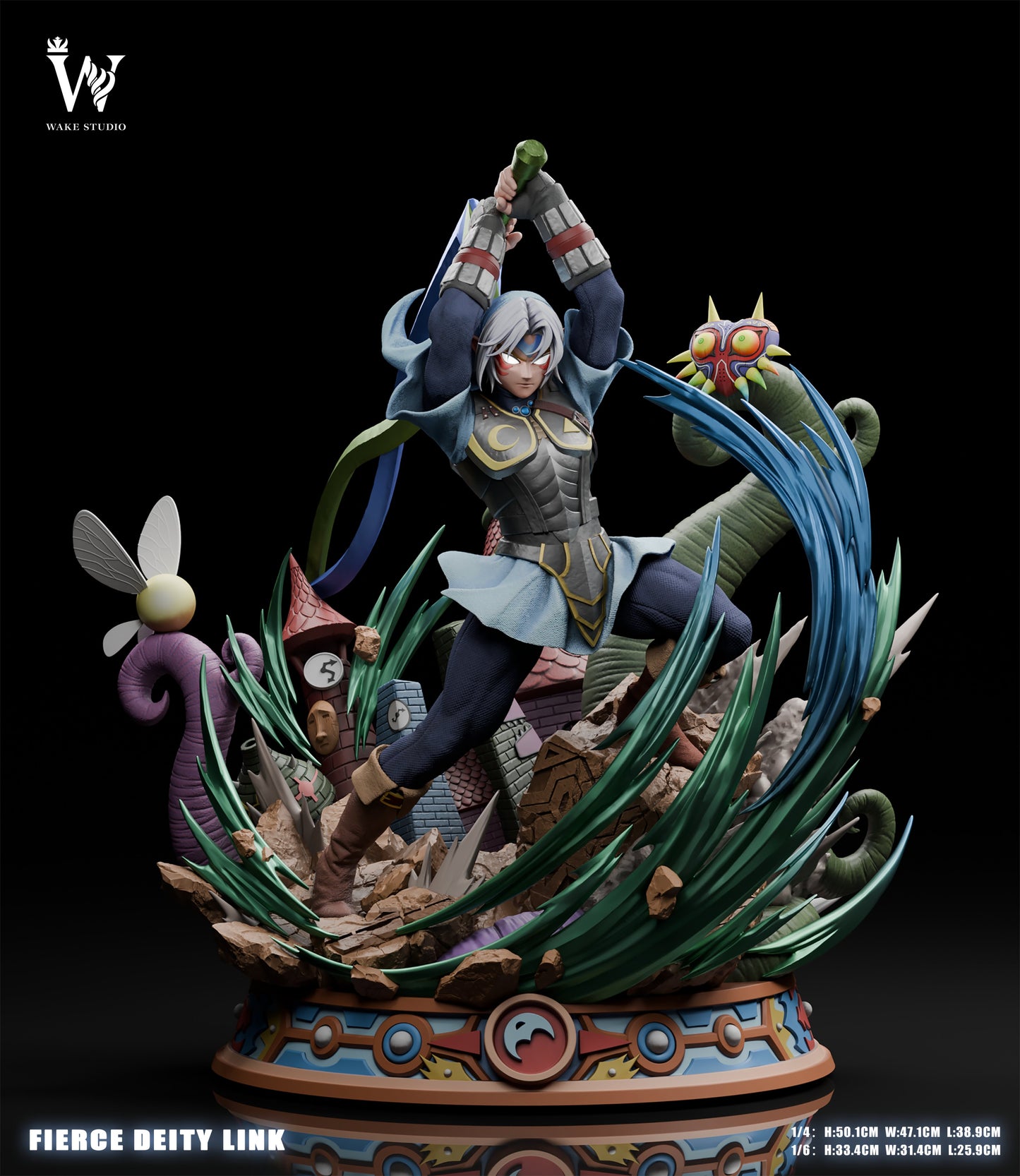 Black Estatuilla The Legend of Zelda | Fierce Deity Link | Wake Studio | Tienda Anime | Tico Ofertas