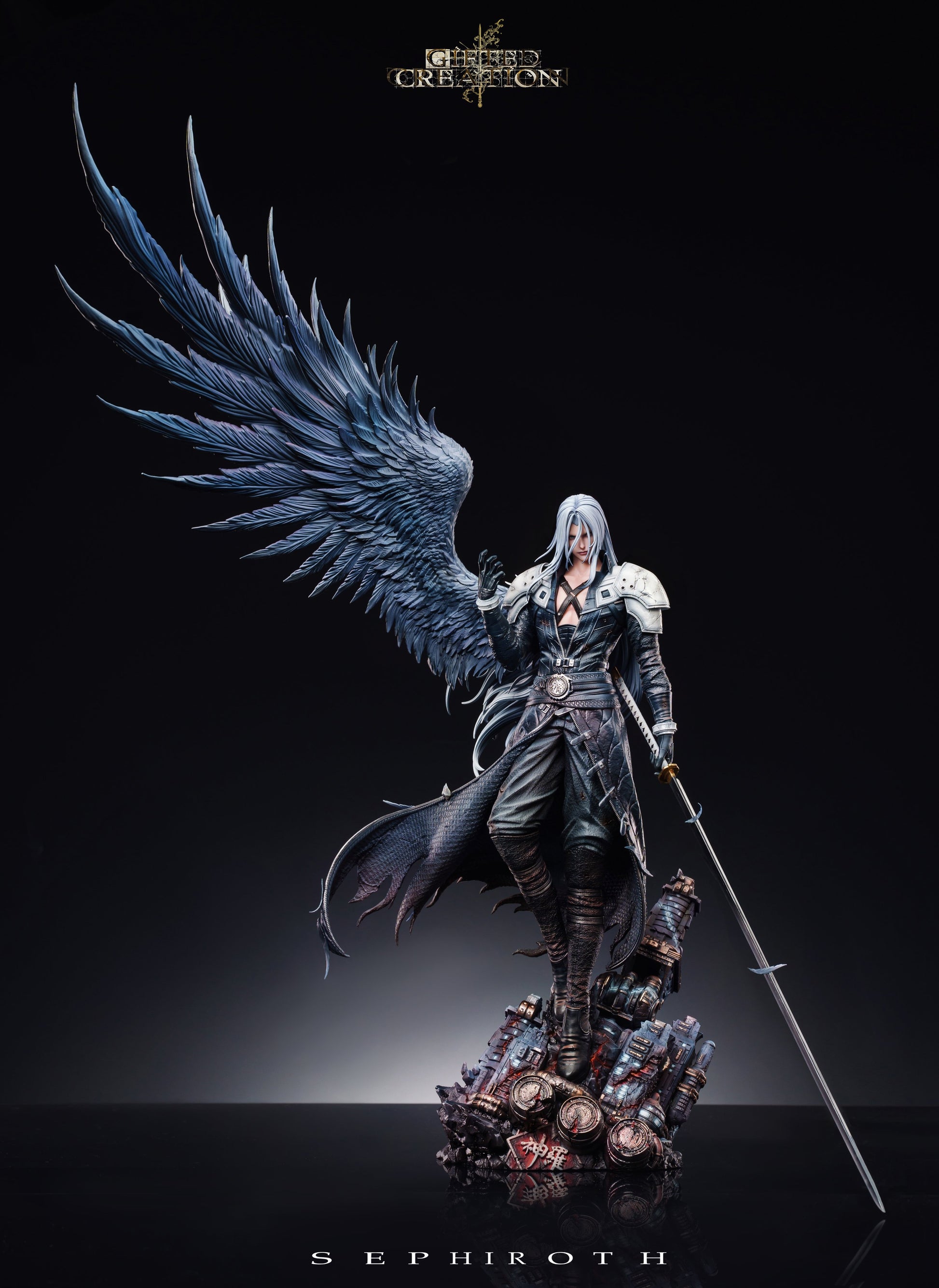 Black Estatuilla Final Fantasy | Sephiroth | Gifted Creation Studio | Tienda Anime| Tico Ofertas