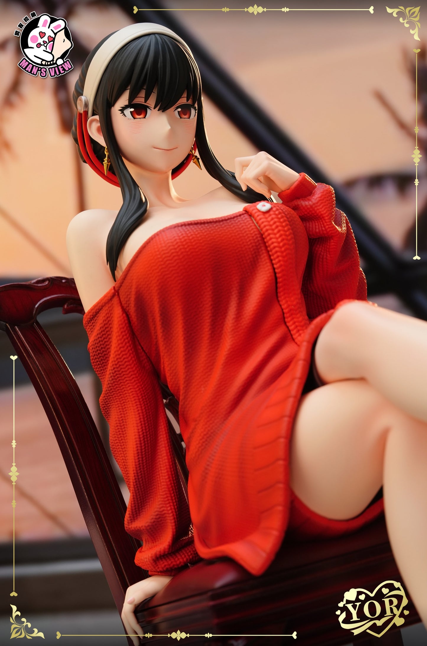 Rosy Brown Estatuilla Mrs. Yor | MAN’S VIEM Studio | Spy x Family | Tico Ofertas