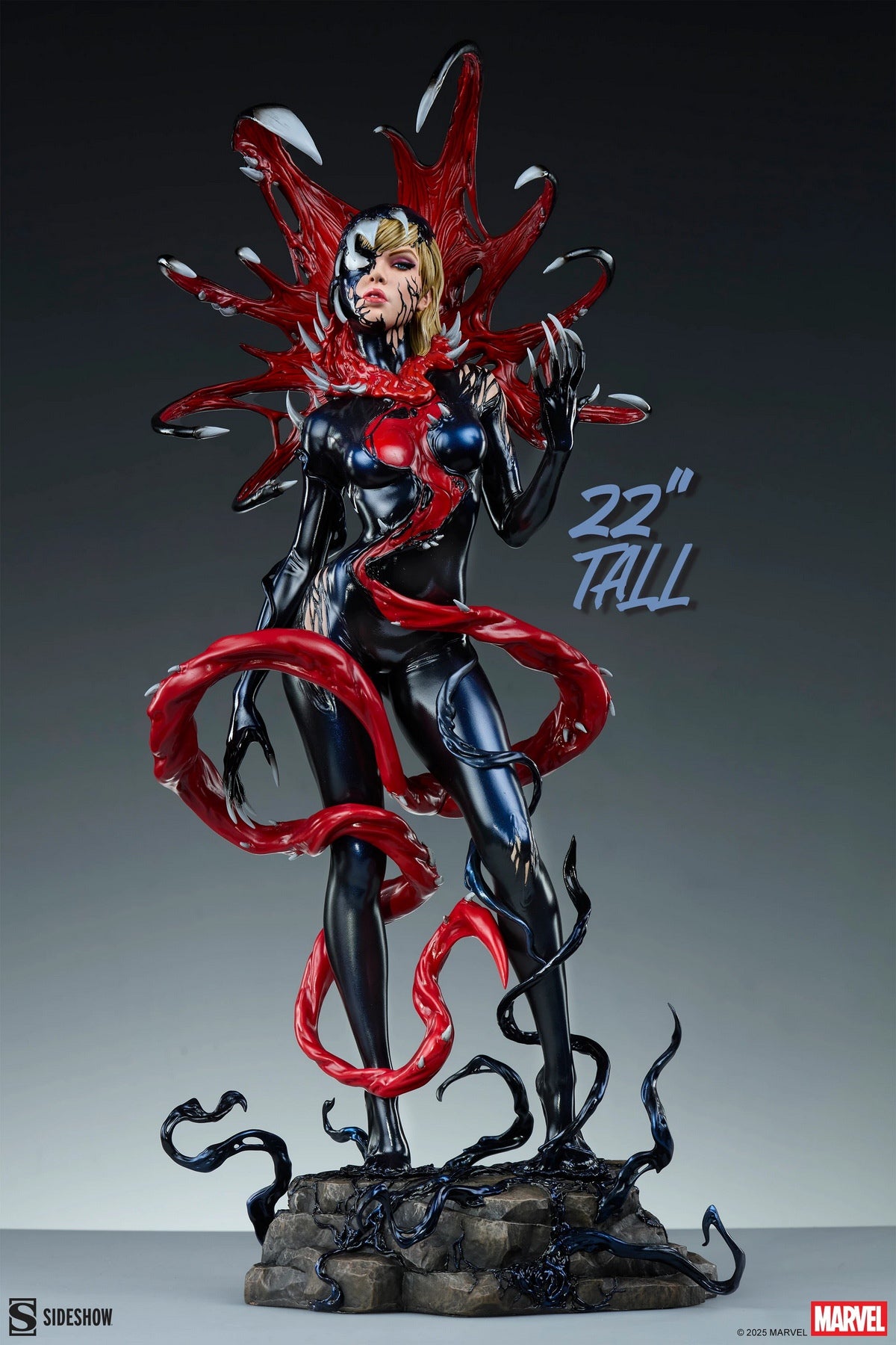 Dark Slate Gray Estatuilla Marvel | Gwenom (Gwen Stacy Venomized) | Tienda de Figuras Anime | Tico Ofertas