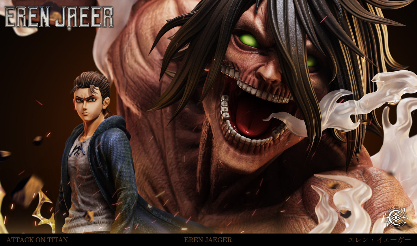 Rosy Brown Estatuilla Attack on Titan | Eren vs. Pieck – The Nine Titans Resonance Series Tienda Anime | Tico Ofertas