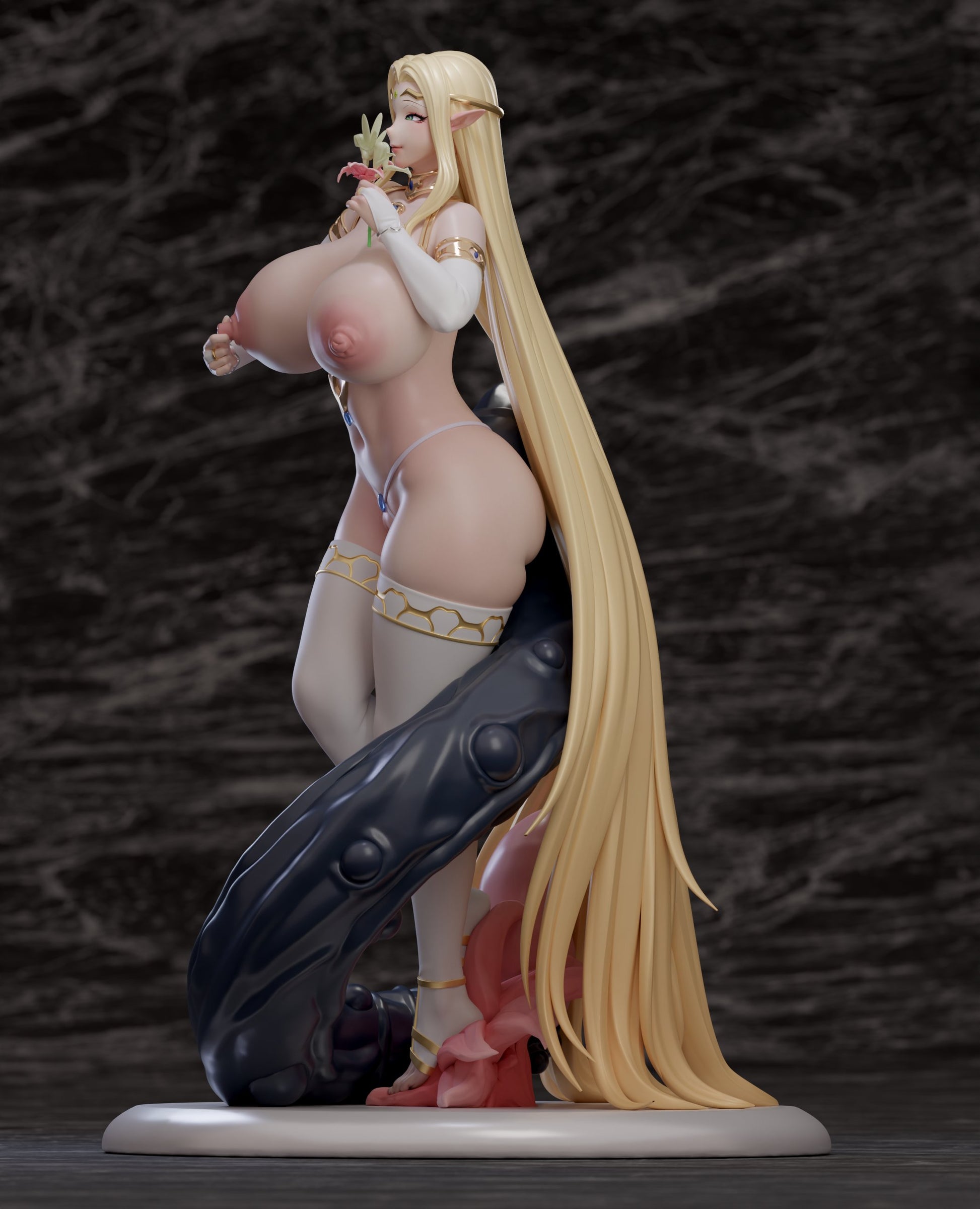 Black Estatuilla Tail of Desire | Elf Queen Ruda Gerte [18+] | SODA Studio | Tienda Anime | Tico Ofertas