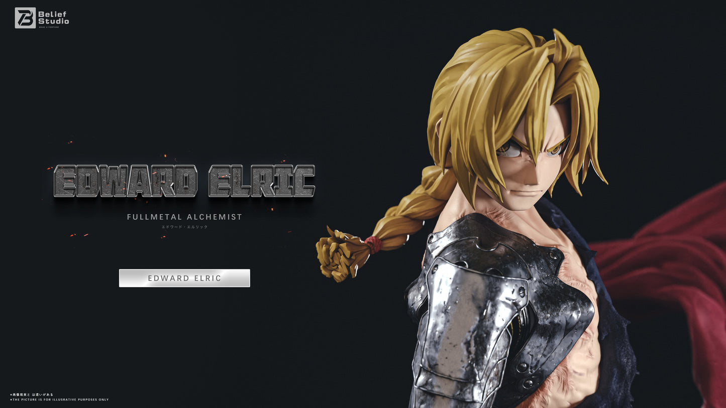 Black Estatuilla  Fullmetal Alchemist | Edward Elric | Belief Studio | Tienda Anime | Tico Ofertas