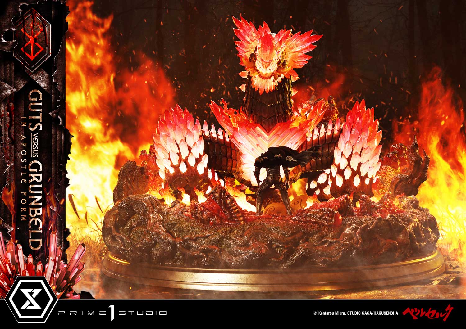 Coral Estatuilla Berserk | Guts vs Grunbeld (Apostle Form) | Prime 1 Studio | Tienda Anime | Tico Ofertas