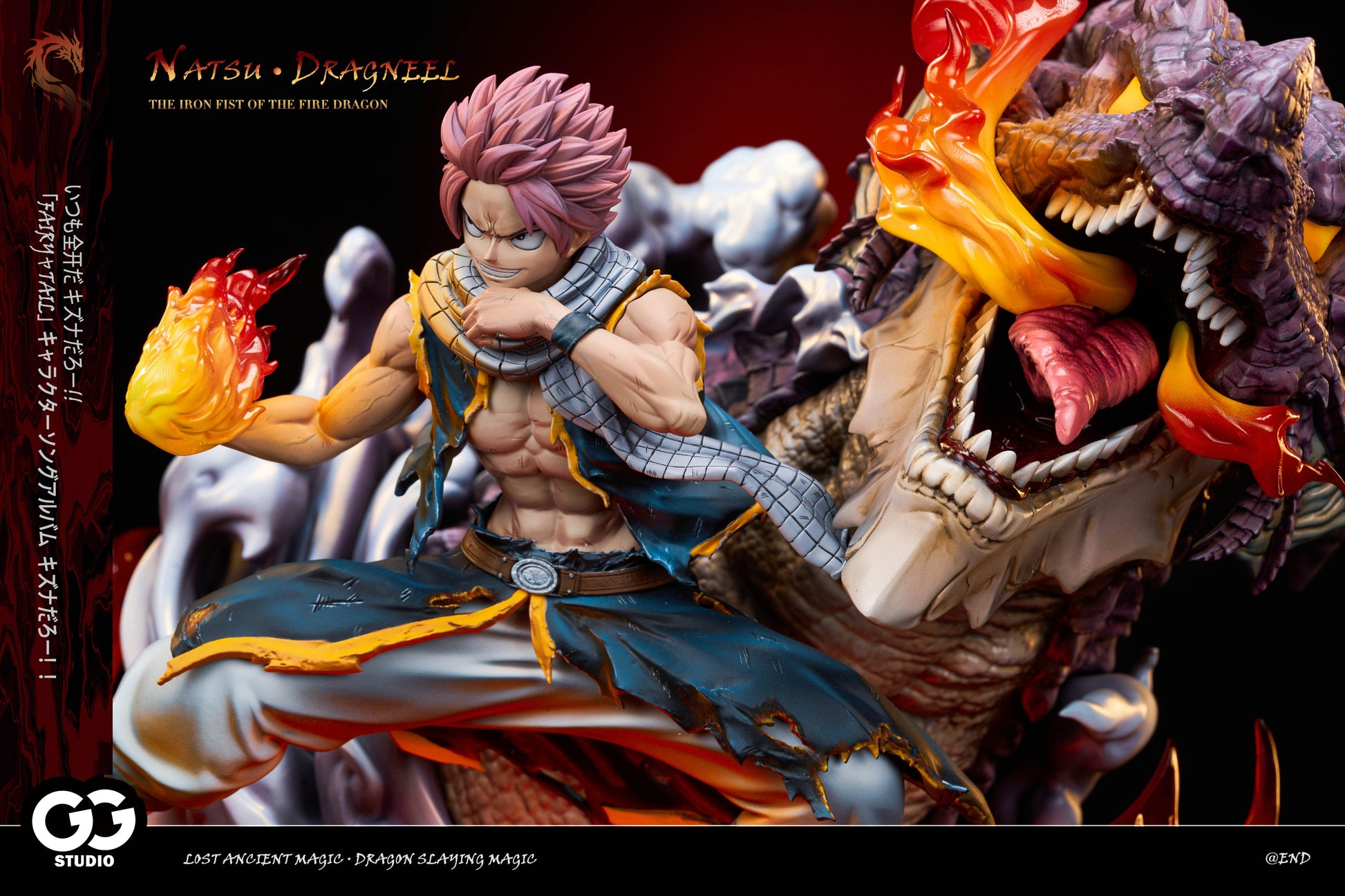 Dark Salmon Estatuilla Fairy Tail | Natsu Dragneel | GuGu Studio (GG) | Tienda Anime | Tico Ofertas