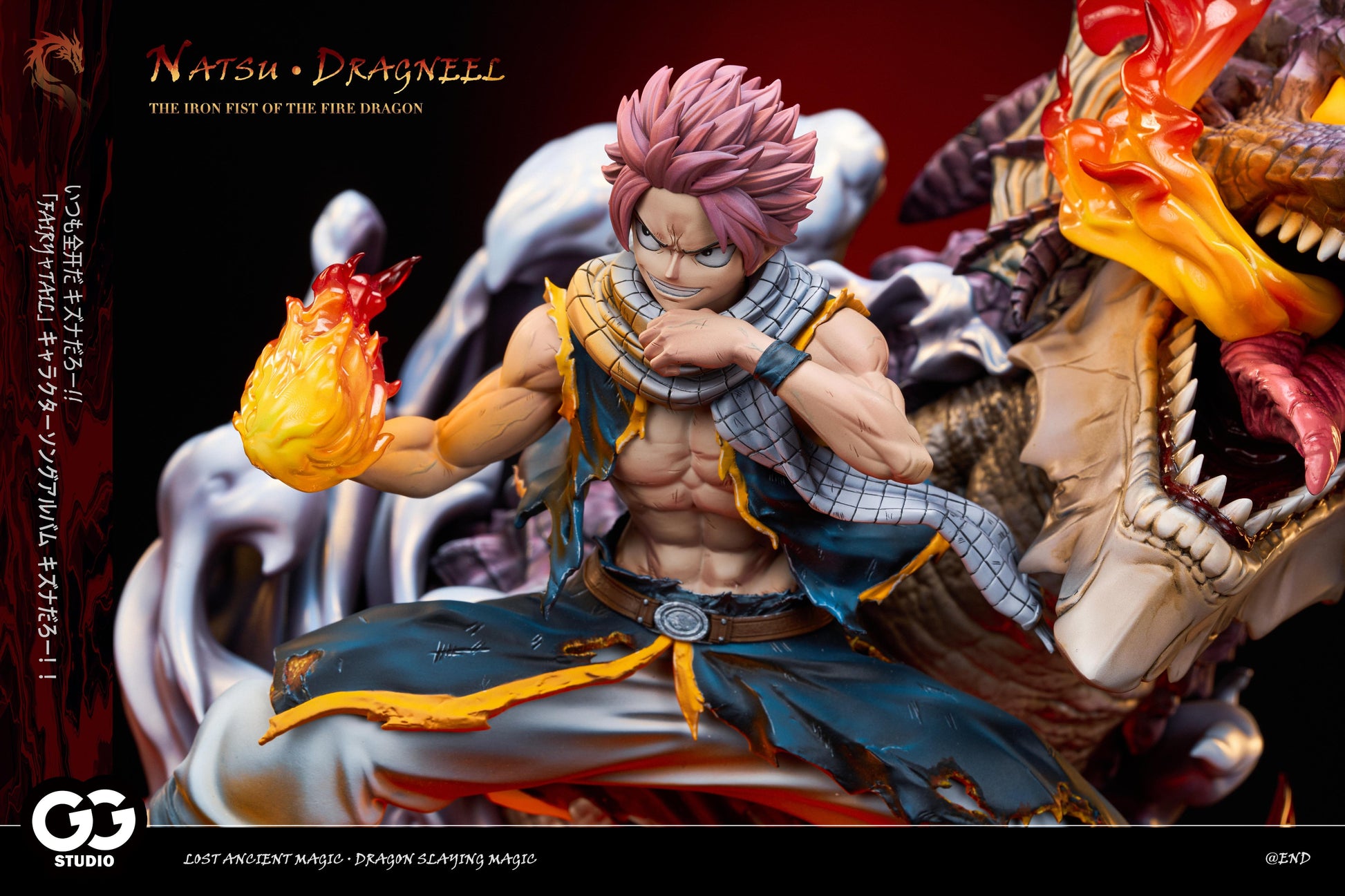 Dark Salmon Estatuilla Fairy Tail | Natsu Dragneel | GuGu Studio (GG) | Tienda Anime | Tico Ofertas