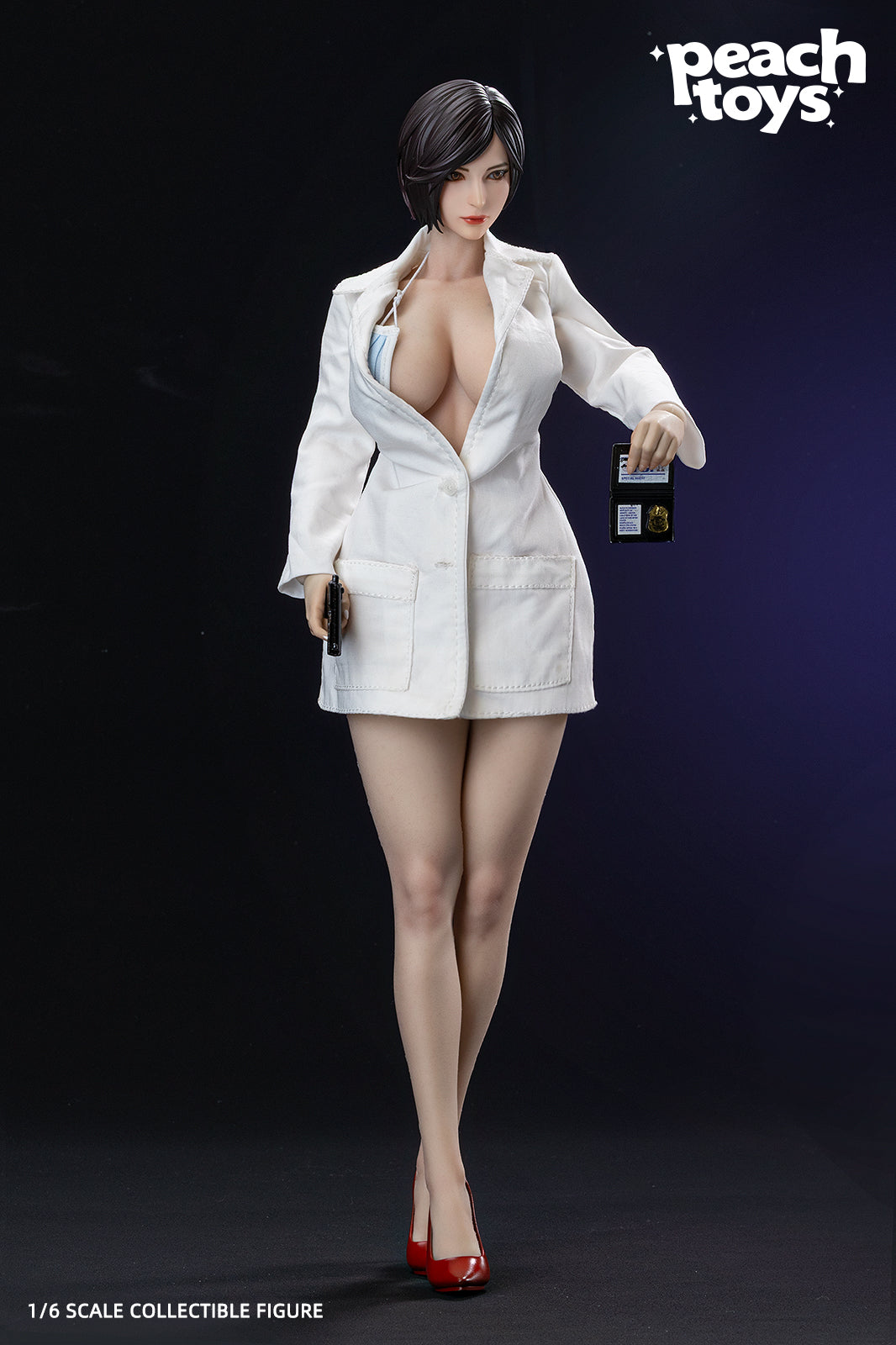 Black Estatuilla Resident Evil / Biohazard | Ada Wong | Peach Toys Studio | Tienda Anime | Tico Ofertas