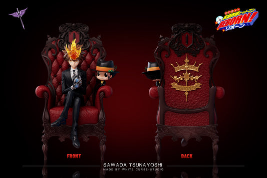 Black Estatuilla Katekyo Hitman Reborn | Tsunayoshi Sawada | White Curse Studio | Tienda Anime | Tico Ofertas