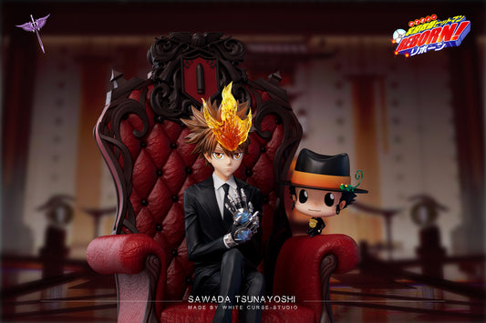 Black Estatuilla Katekyo Hitman Reborn | Tsunayoshi Sawada | White Curse Studio | Tienda Anime | Tico Ofertas