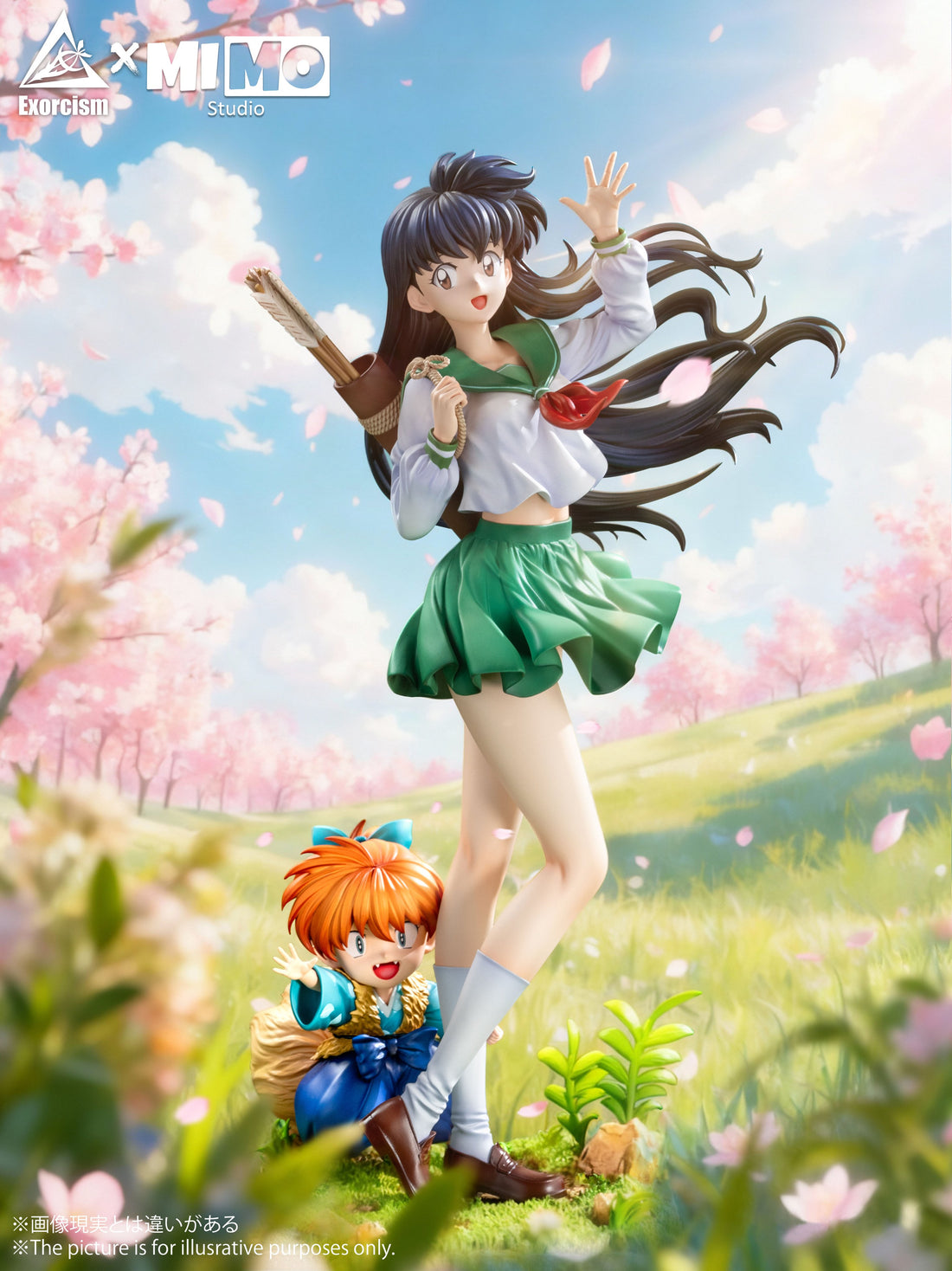 Estatuilla Inuyasha | Kagome Higurashi &amp; Shippo | Exorcism Studio × MIMO Studio | Tienda Anime | Tico Ofertas