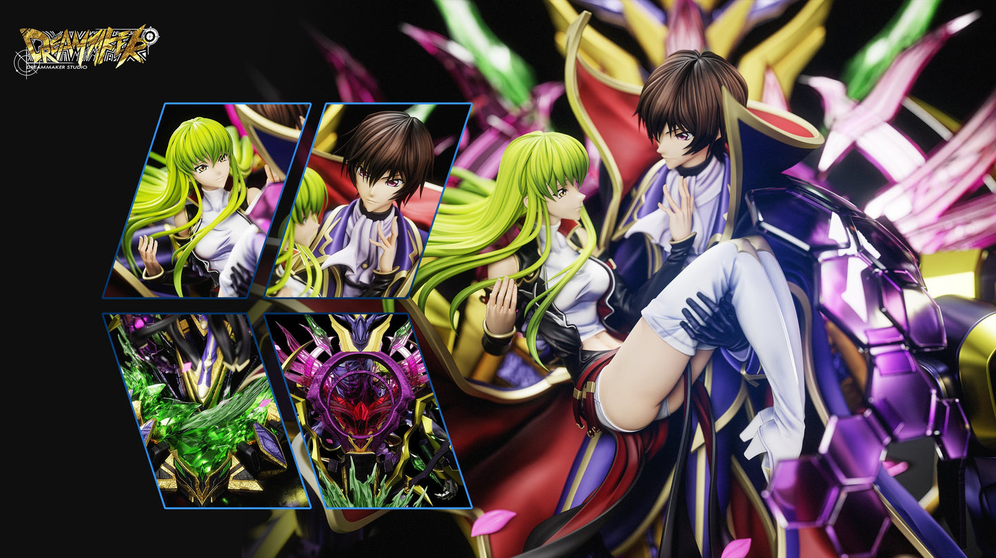 Estatuilla Code Geass: Lelouch of the Rebellion | Lelouch Lamperouge & C.C. | Dream Maker Studio | Tienda Anime | Tico Ofertas