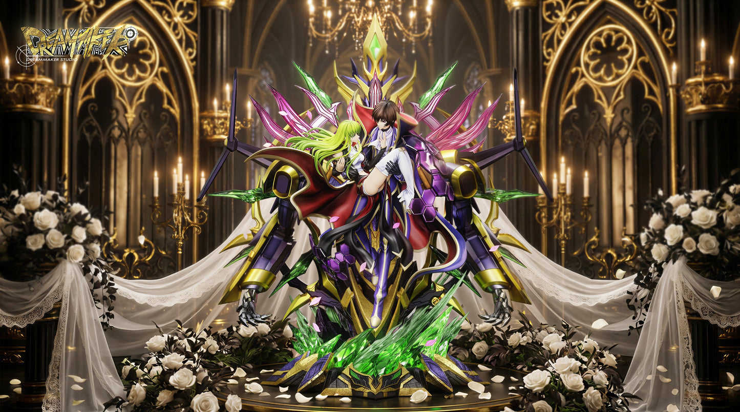 Estatuilla Code Geass: Lelouch of the Rebellion | Lelouch Lamperouge & C.C. | Dream Maker Studio | Tienda Anime | Tico Ofertas