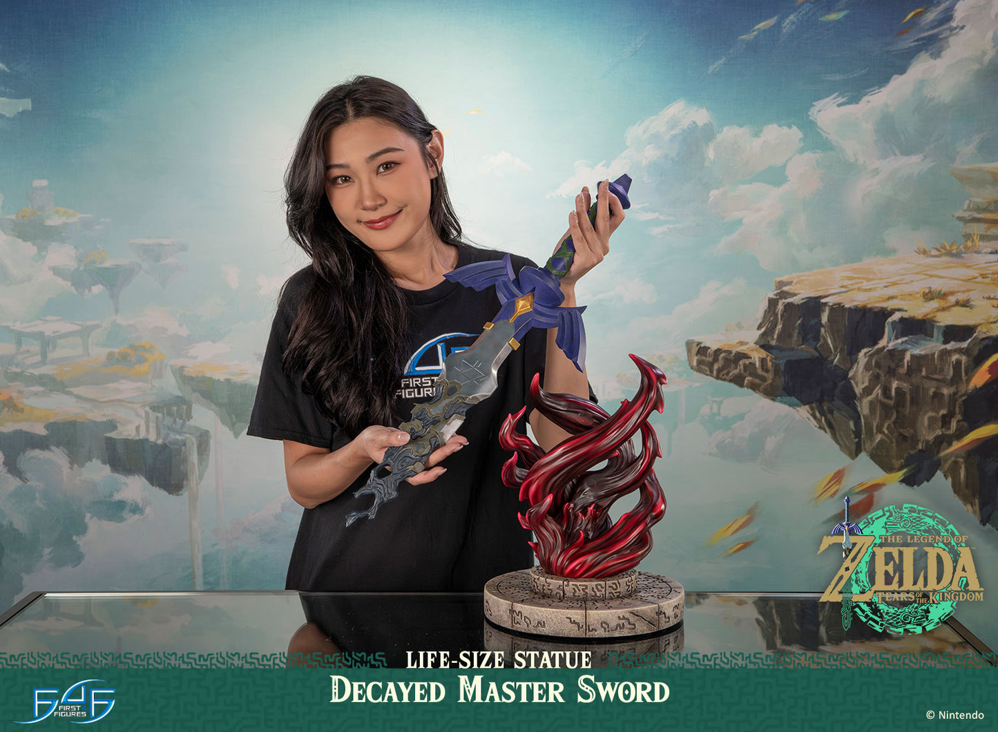 Estatuilla The Legend of Zelda: Tears of the Kingdom | Master Sword (Decayed) | Tienda Anime | Tico Ofertas