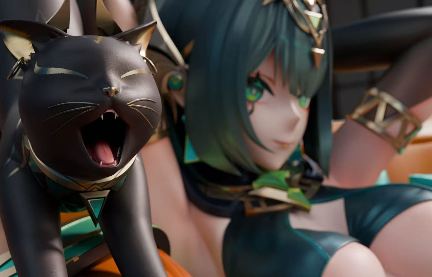 Dark Slate Gray Estatuilla Genshin Impact | Nefer | Mi Yin Studio | Tienda Anime | Tico Ofertas