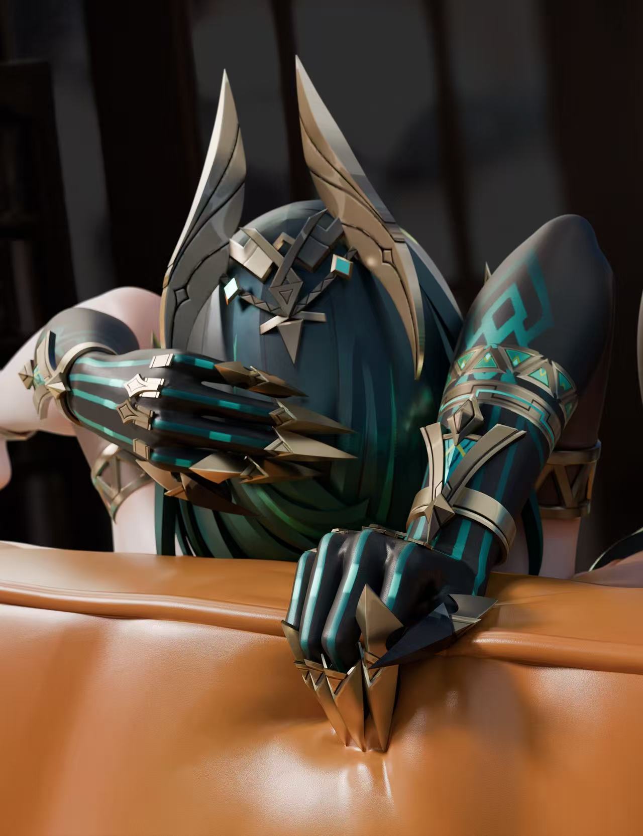 Black Estatuilla Genshin Impact | Nefer | Mi Yin Studio | Tienda Anime | Tico Ofertas