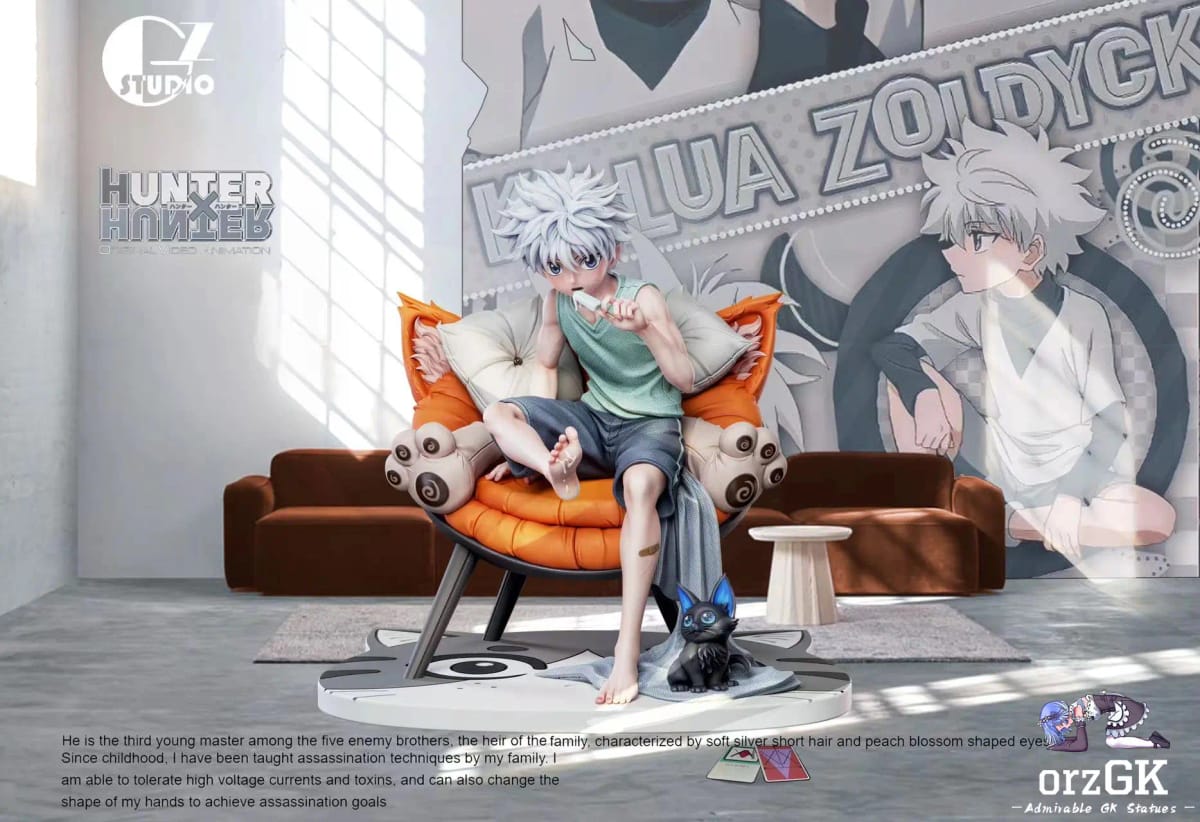 Dark Gray Figura Hunter x Hunter | Killua Zoldyck | GZ Studio | Tienda Anime | Tico Ofertas