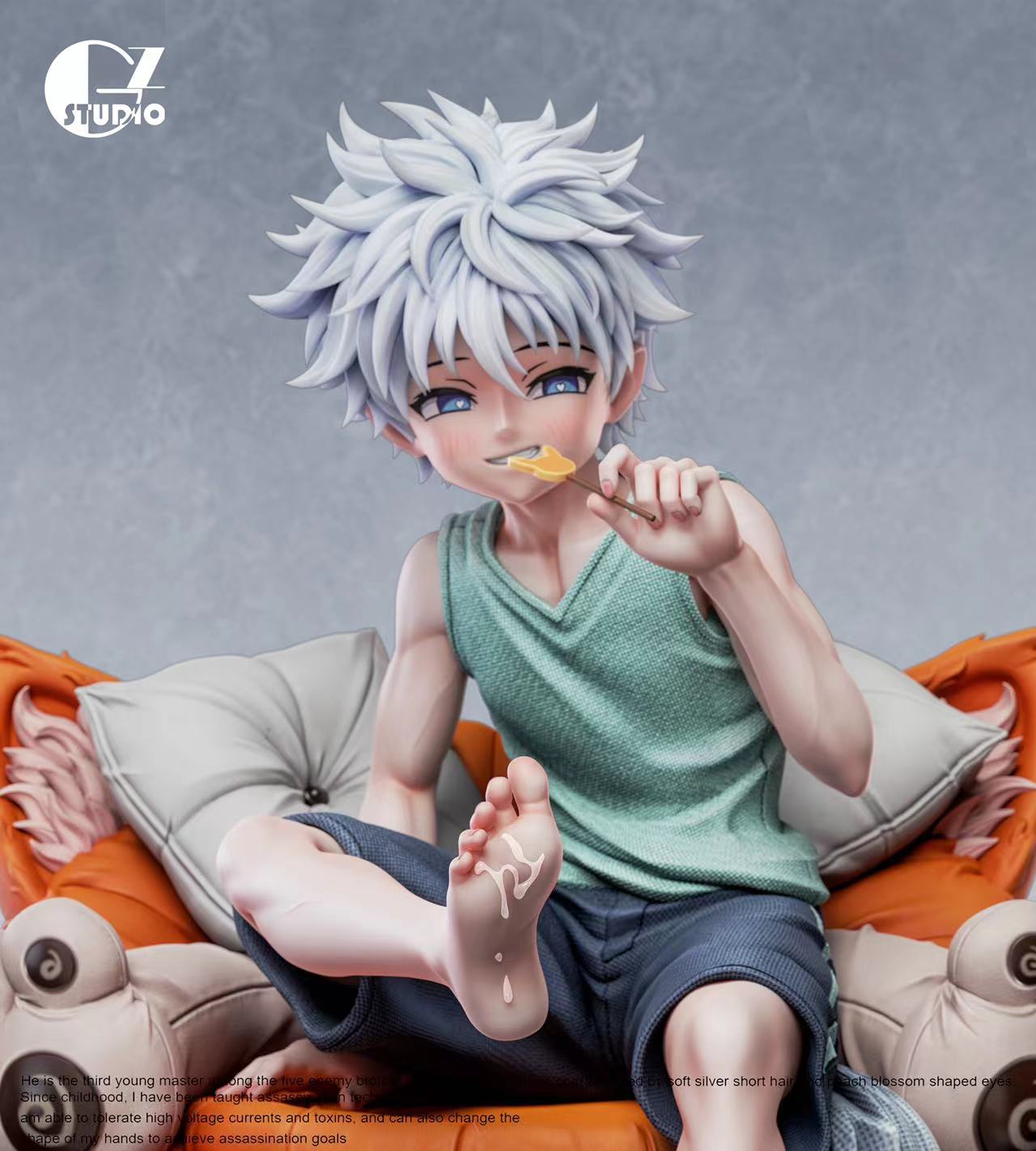 Dark Gray Figura Hunter x Hunter | Killua Zoldyck | GZ Studio | Tienda Anime | Tico Ofertas
