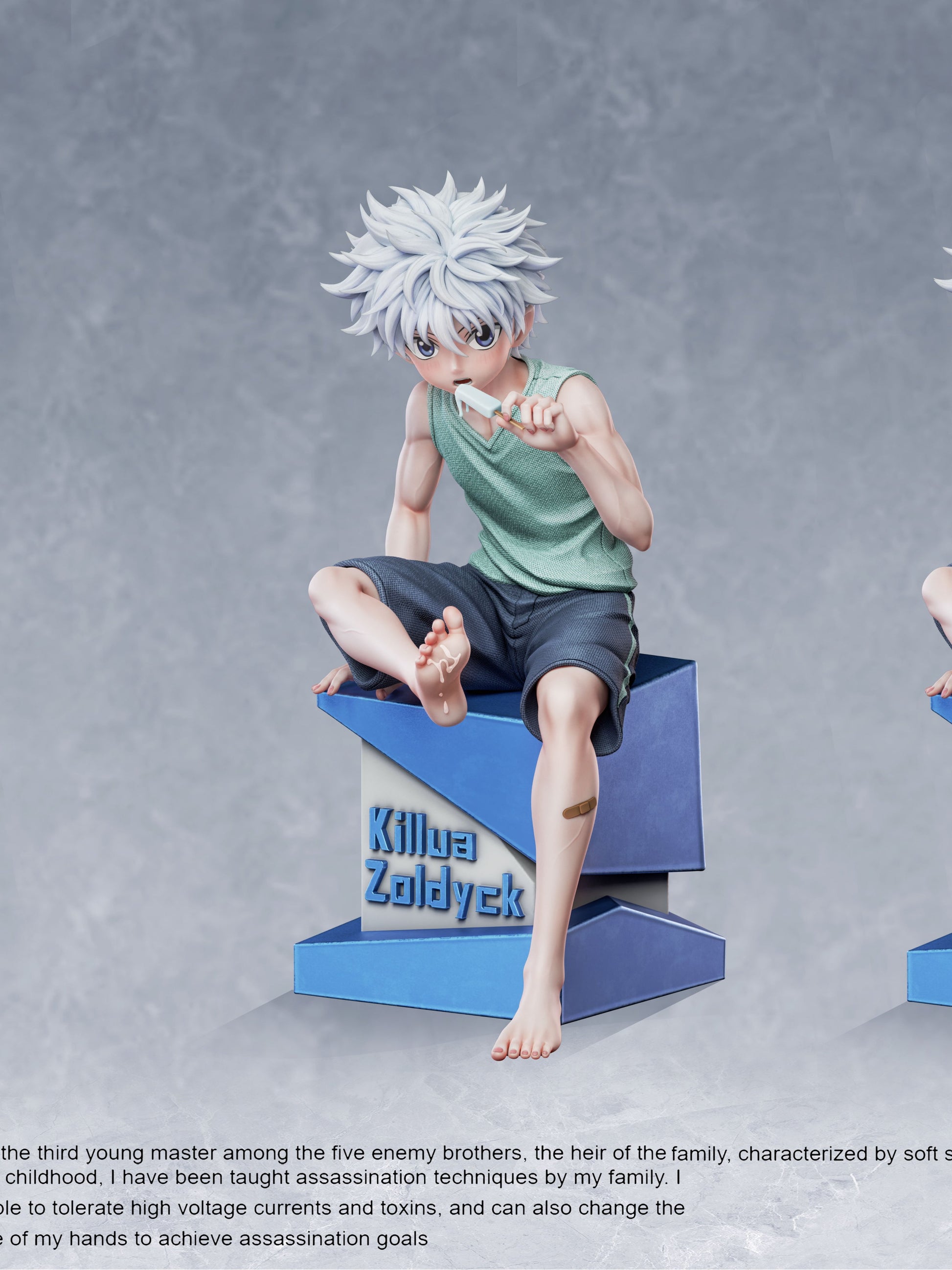 Dark Gray Figura Hunter x Hunter | Killua Zoldyck | GZ Studio | Tienda Anime | Tico Ofertas