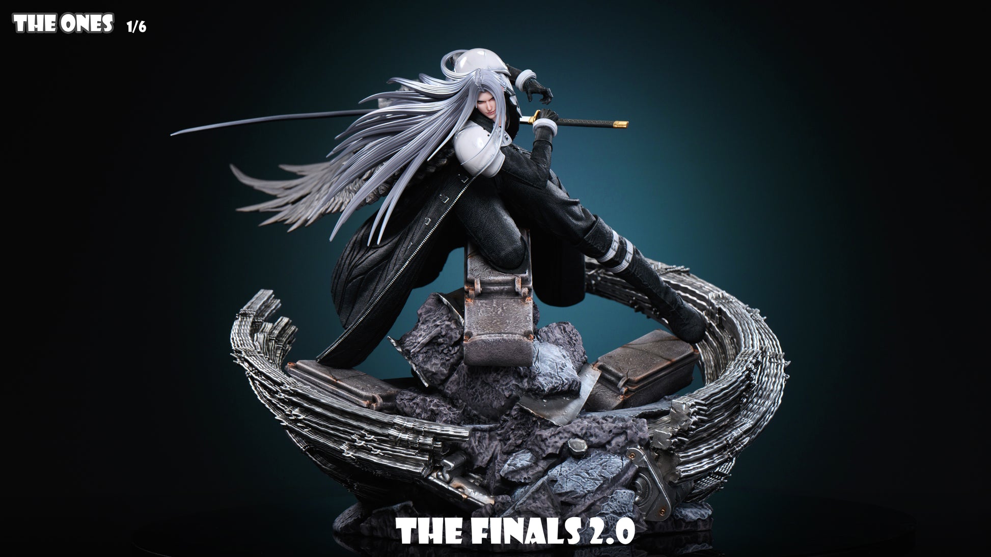 Black Estatuilla Final Fantasy | Cloud Strife & Sephiroth | Tienda Anime | Tico Ofertas