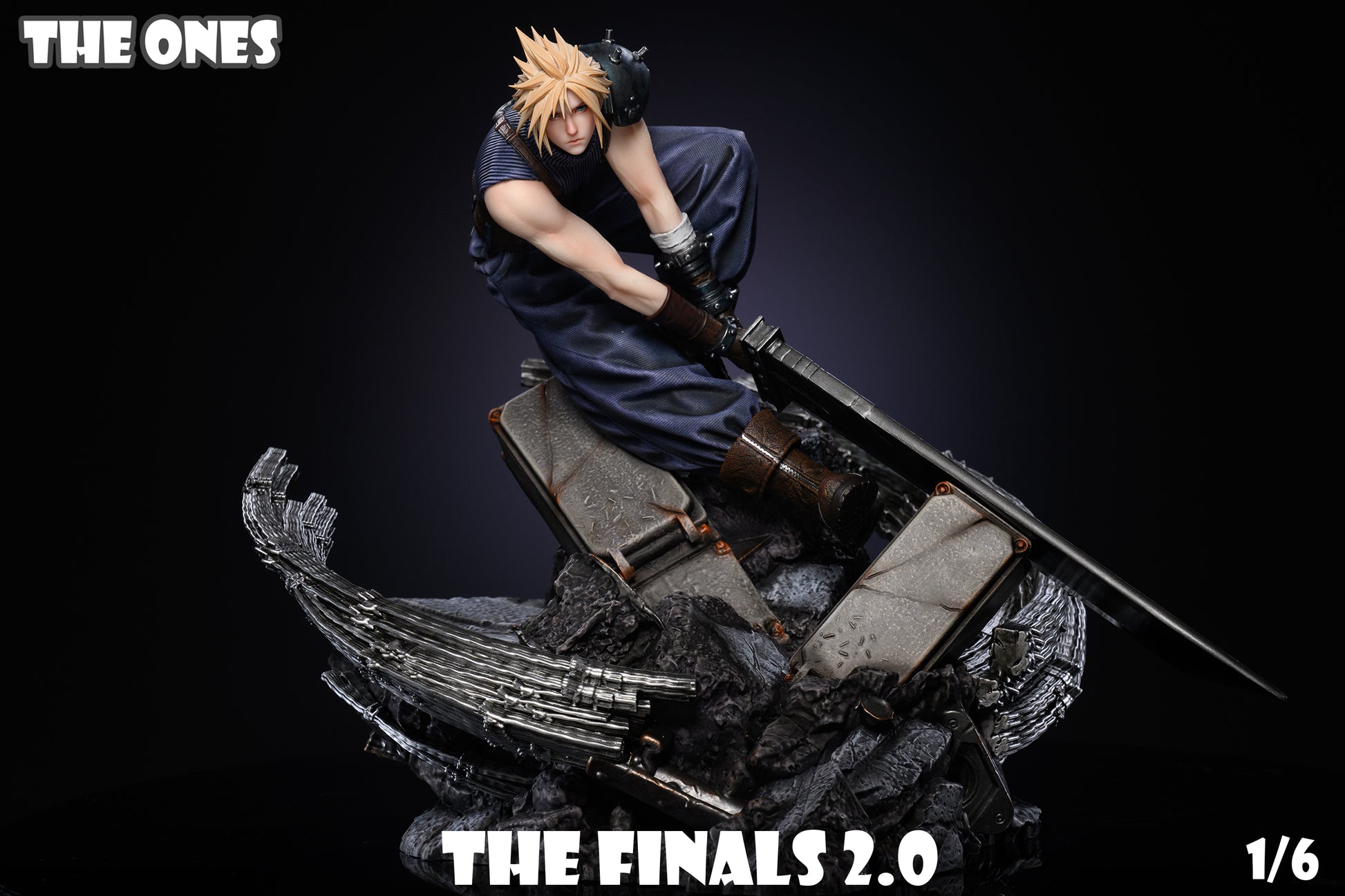 Black Estatuilla Final Fantasy | Cloud Strife & Sephiroth | Tienda Anime | Tico Ofertas