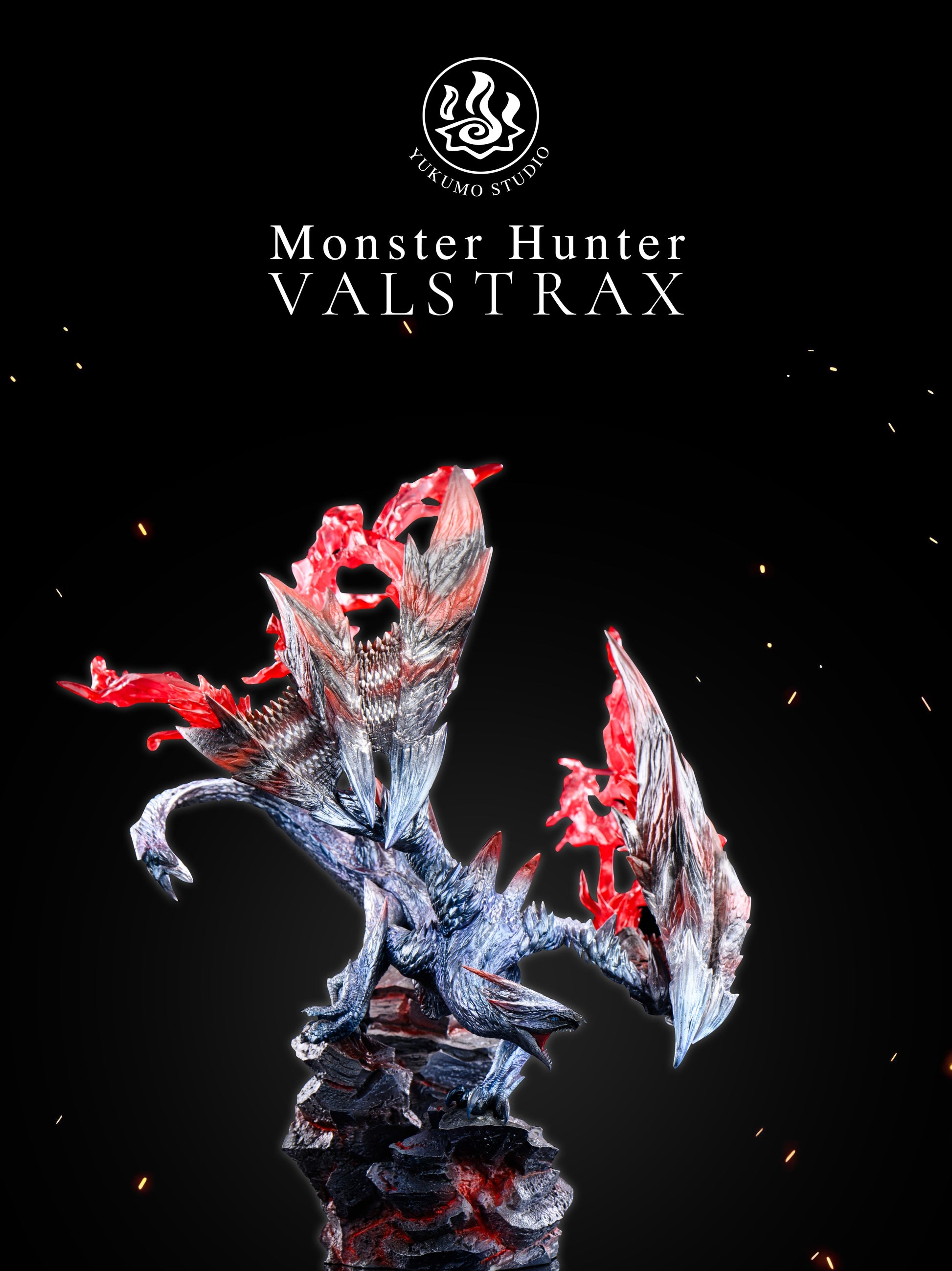Black Estatuilla Monster Hunter | Valstrax | Yukumo Studio | Tienda Anime | Tico Ofertas