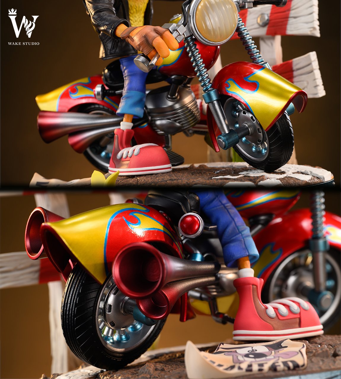 Estatuilla Crash Bandicoot: Warped | Crash Bandicoot | Wake Studio | Tienda Anime | Tico Ofertas