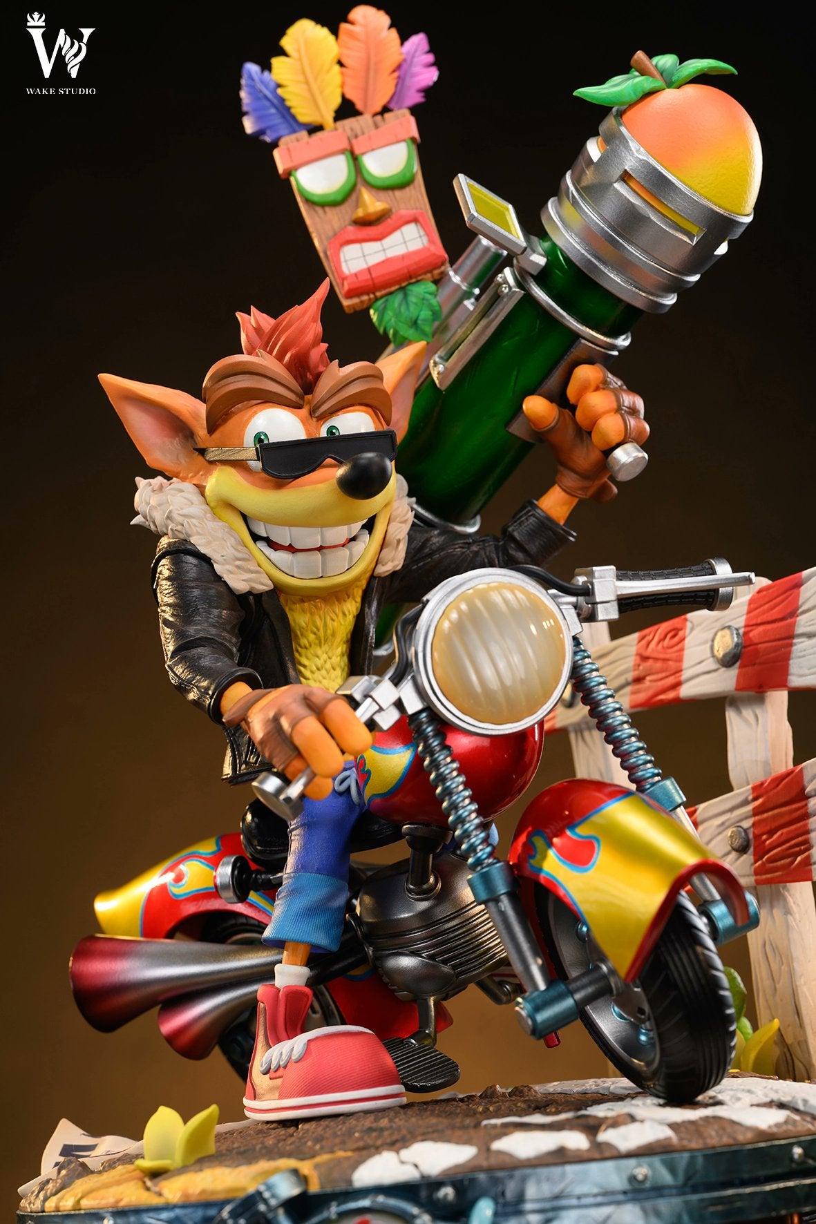 Estatuilla Crash Bandicoot: Warped | Crash Bandicoot | Wake Studio | Tienda Anime | Tico Ofertas