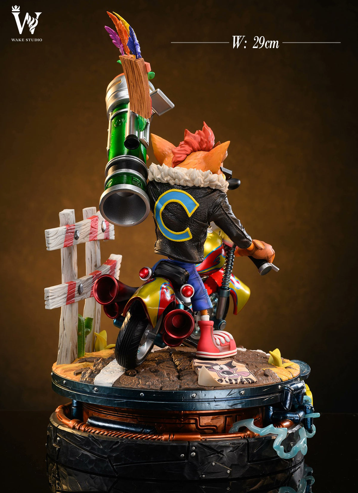 Estatuilla Crash Bandicoot: Warped | Crash Bandicoot | Wake Studio | Tienda Anime | Tico Ofertas