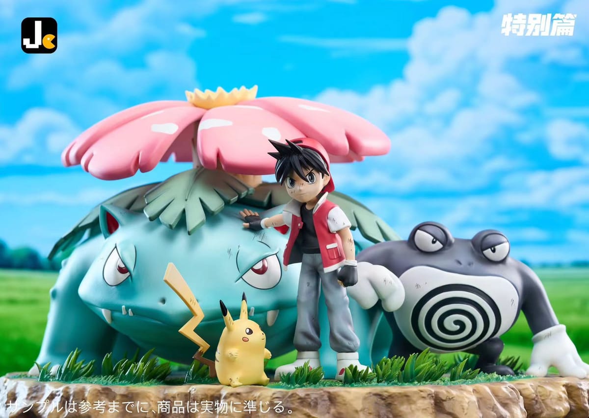 Estatuilla Pokémon Adventures | Red | JC Studio | Tienda Anime | Tico Ofertas