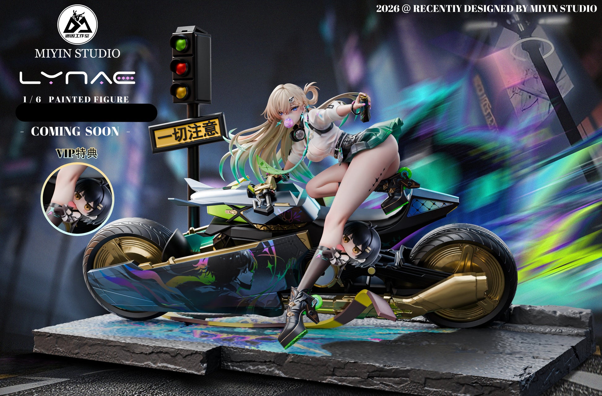 Black Estatuilla Wuthering Waves | Lynae | Mi Yin Studio | Tienda Anime | Tico Ofertas