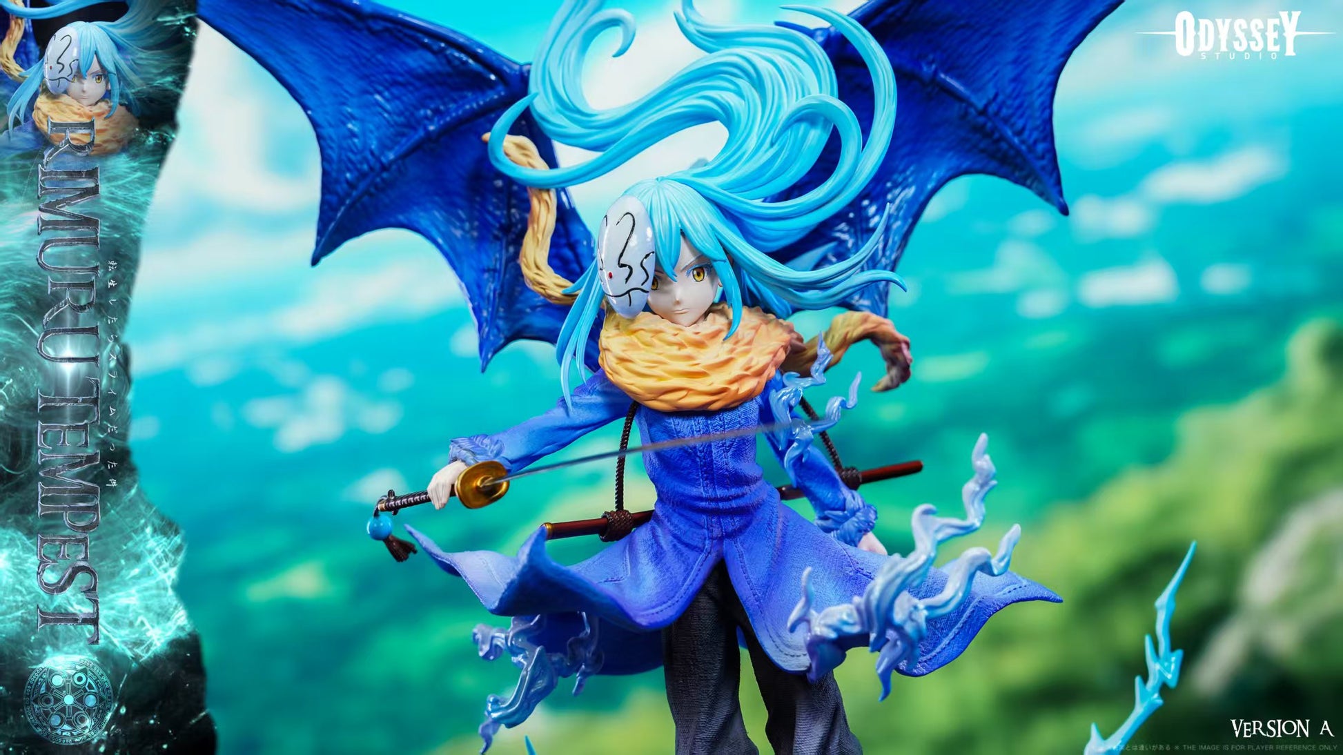 Dark Cyan Estatuilla  That Time I Got Reincarnated as a Slime | Rimuru Tempest | ODYSSEY Studio | Tienda Anime | Tico Ofertas